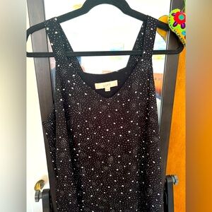 Black Starry Tank Top (size medium)